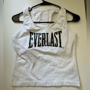 EVERLAST — white racerback tank top, never worn